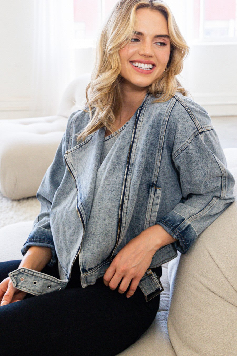 CHAQUETA DENIM CLASICA