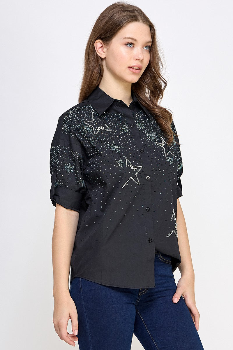 BLUSA PEDRERIA ESTRELLAS