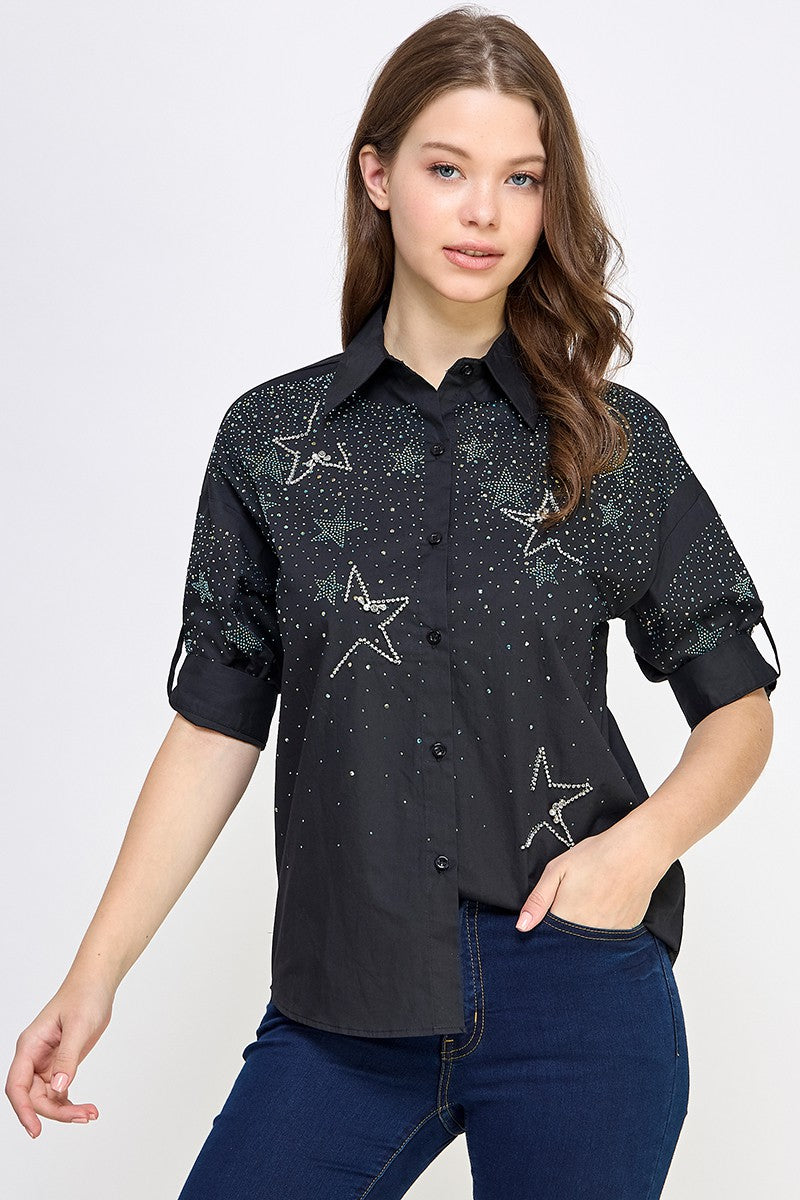 BLUSA PEDRERIA ESTRELLAS