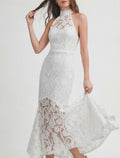 Vestido Halter de Encaje