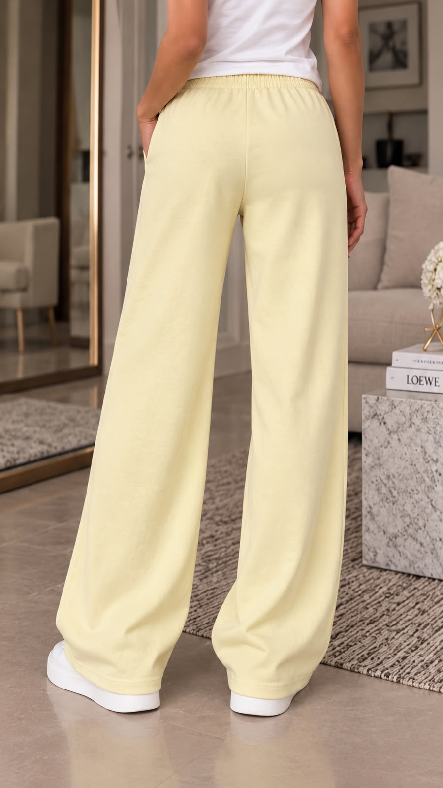 BUZO COMFTY CON BRILLANTES BUTTER YELLOW